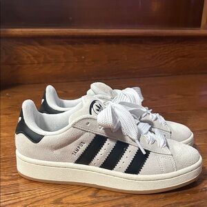 Adidas White and Black Athletic Shoes